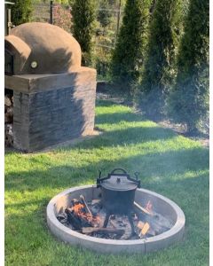 Braciere in cemento prefabbricato