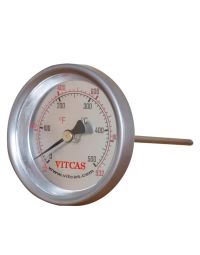 Termometro a sonda per forno per pizza 0–500 °C