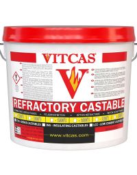 Vitcas calcestruzzo refrattario colabile grado 1600 °C - calcestruzzo refrattario