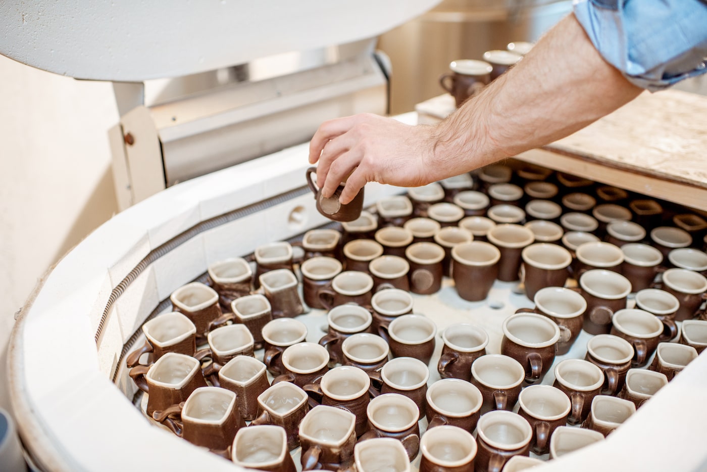 forni a carica dall’alto per la cottura della ceramica